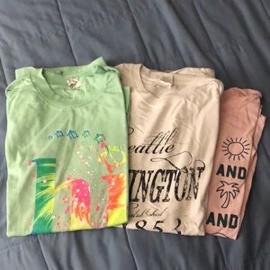 BUNDLE 3 t-shirts! Size medium!